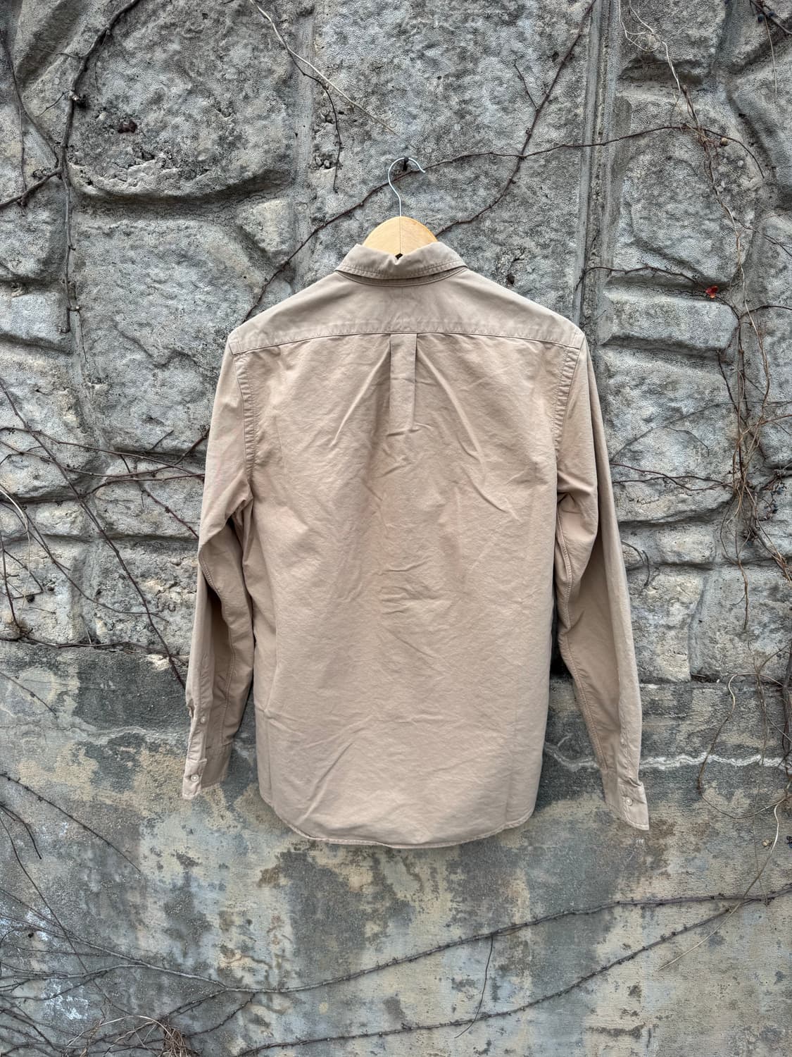 폴로 랄프로렌 빈티지 클래식 핏 면 셔츠 베이지 m 상품이미지2