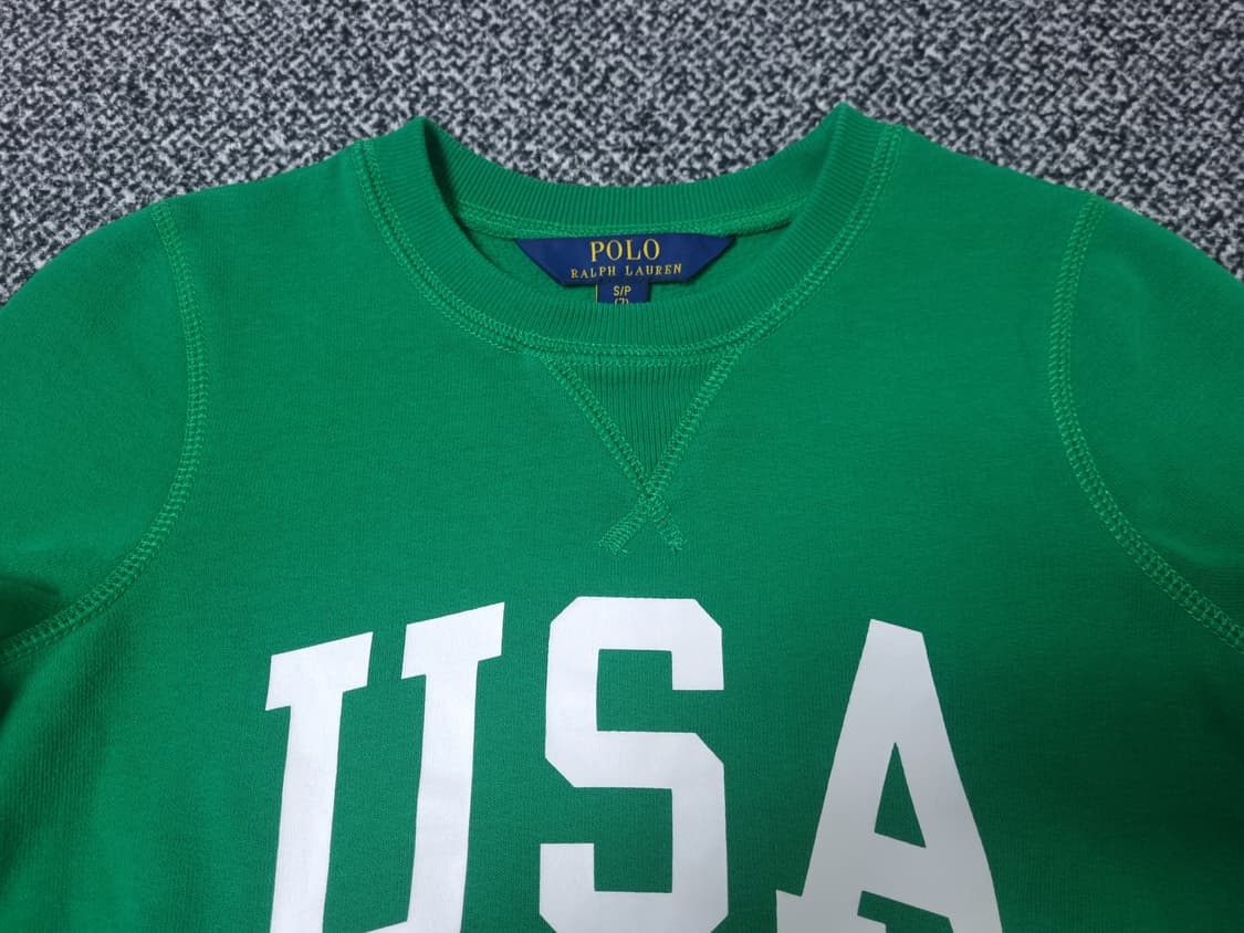 [무료배송][130]폴로 키즈 USA 기모 맨투맨 긴팔티 상품이미지5