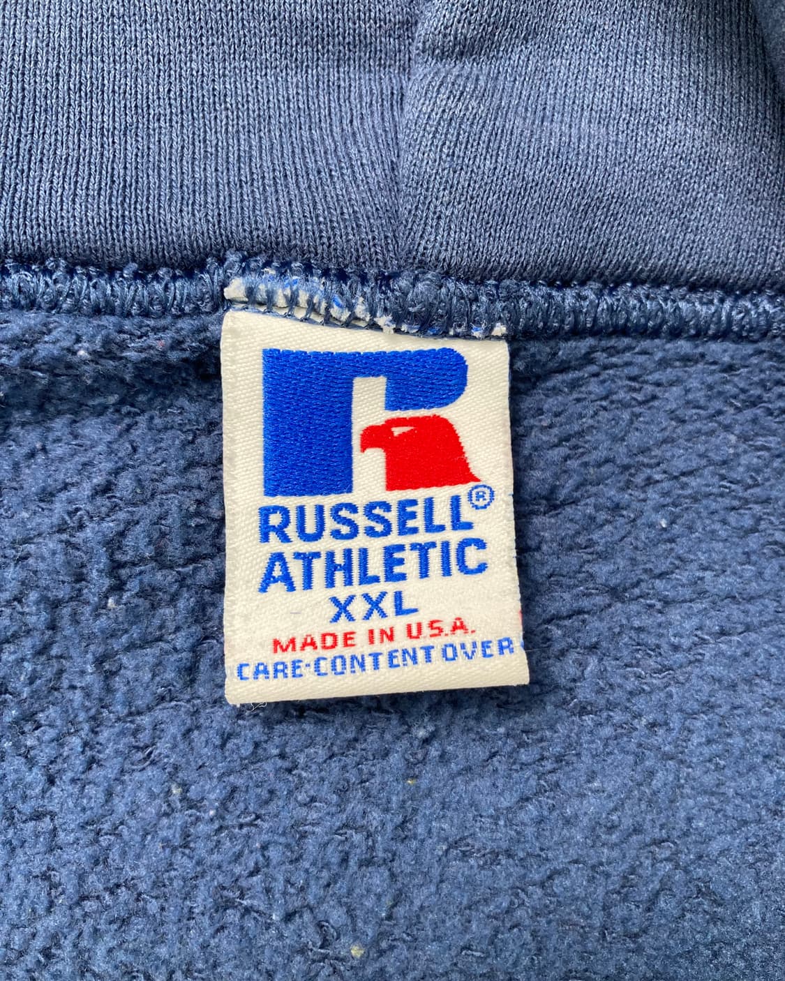 90s Russell Zip Up Hoodie (slate blue) 상품이미지3