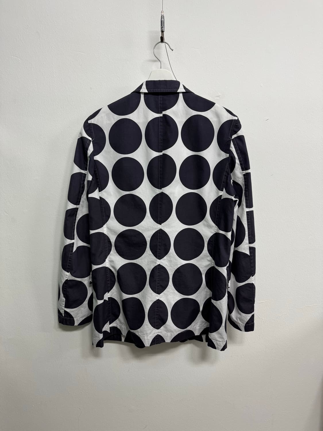 꼼데가르송 옴므플러스 01ss 투버튼 도트 자켓 M 상품이미지3