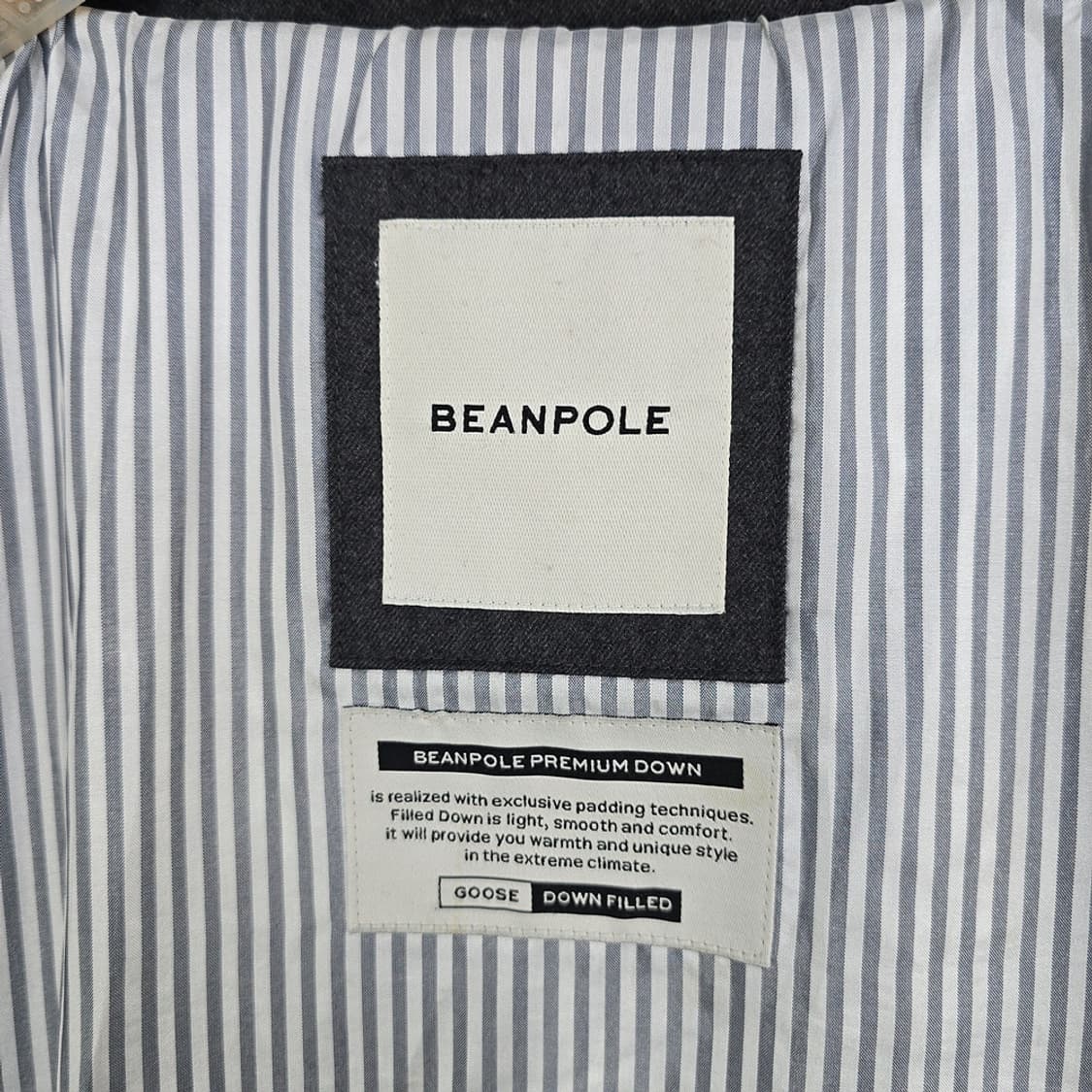 빈폴(beanpole) 프리미엄 구스다운 롱패딩 95 상품이미지7