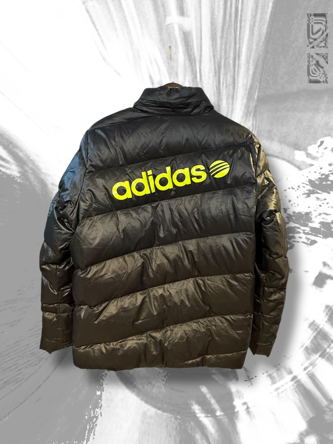 아디다스 네오 레이블 형광 빅로고 다운패딩 95 / 택포 상품이미지2