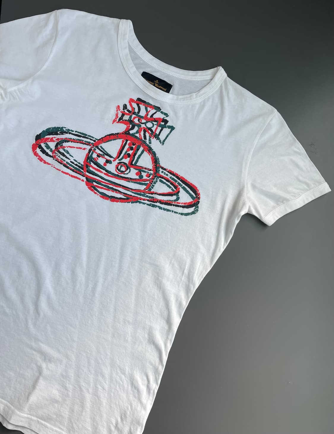 [S] 비비안 웨스트우드 로고 프린팅 반팔 티셔츠 상품이미지2