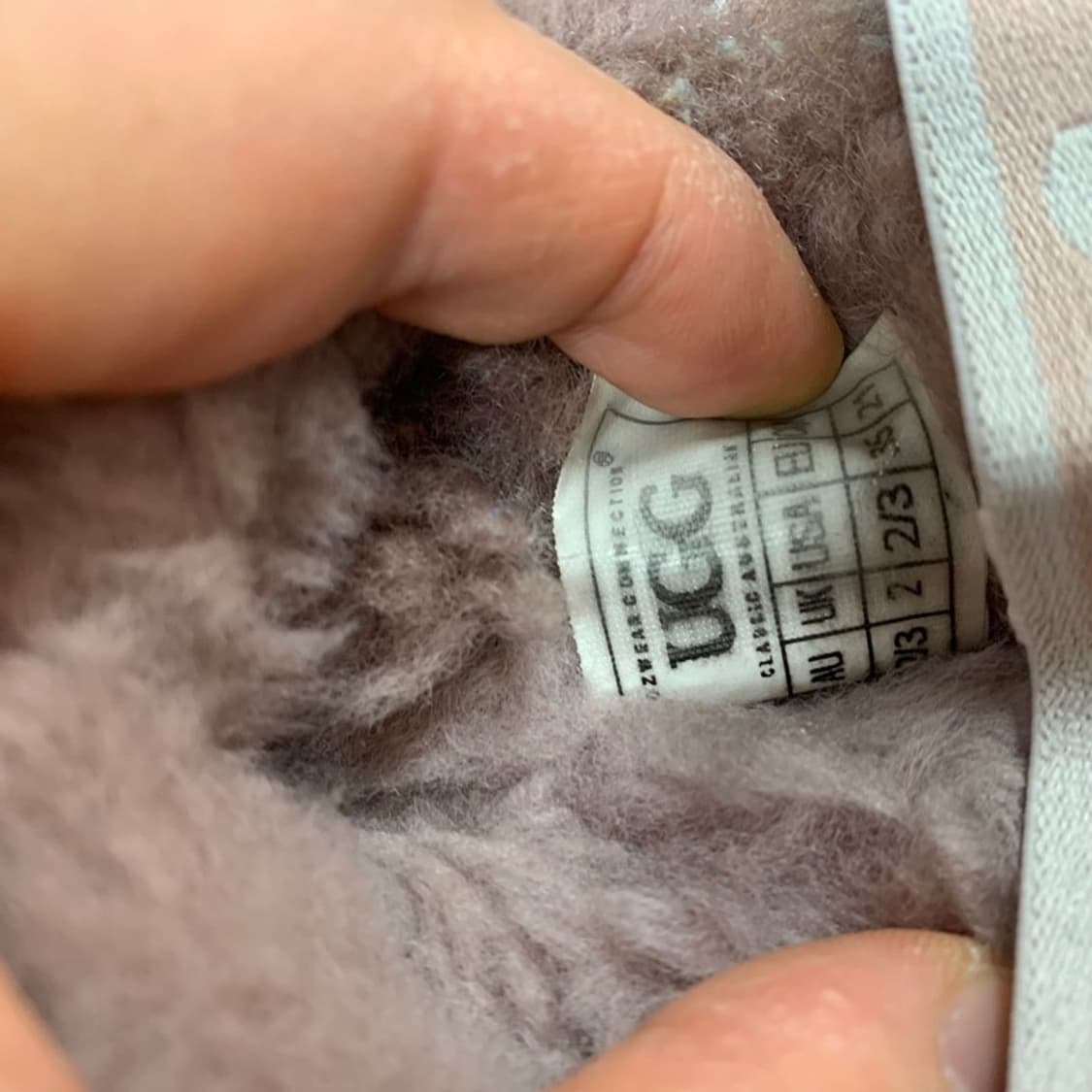 UGG 오즈웨어 키즈 코케트 밴딩 슬리퍼 핑크 210 상품이미지6