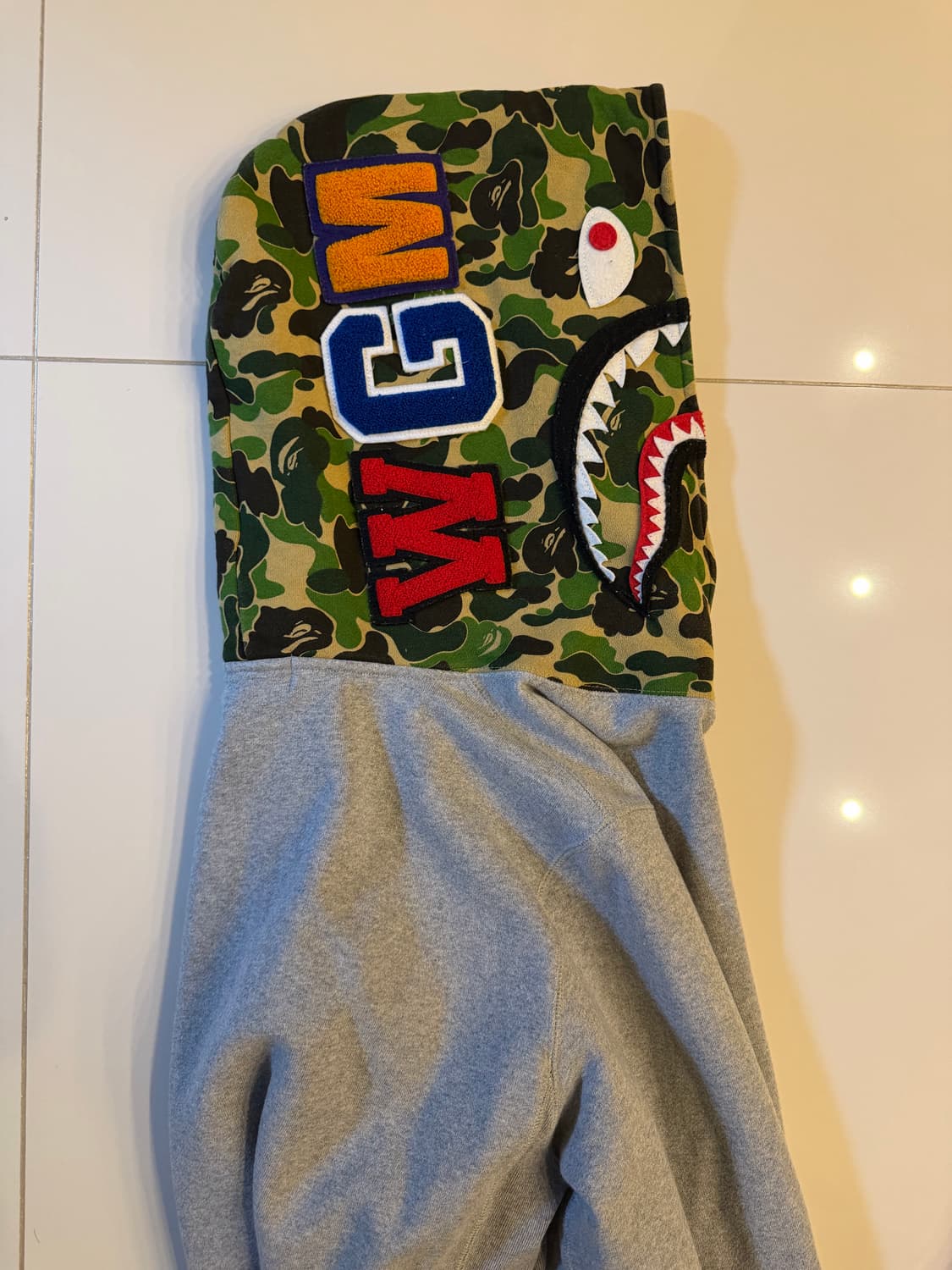 베이프 카모 WGM 후드티 M 상품이미지1