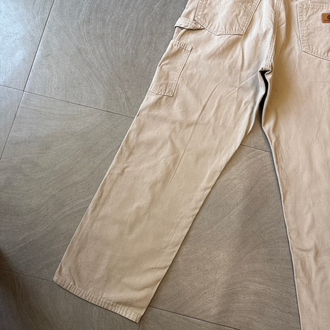 칼하트 오리지널 라이트 베이지 카펜터 팬츠 상품이미지3