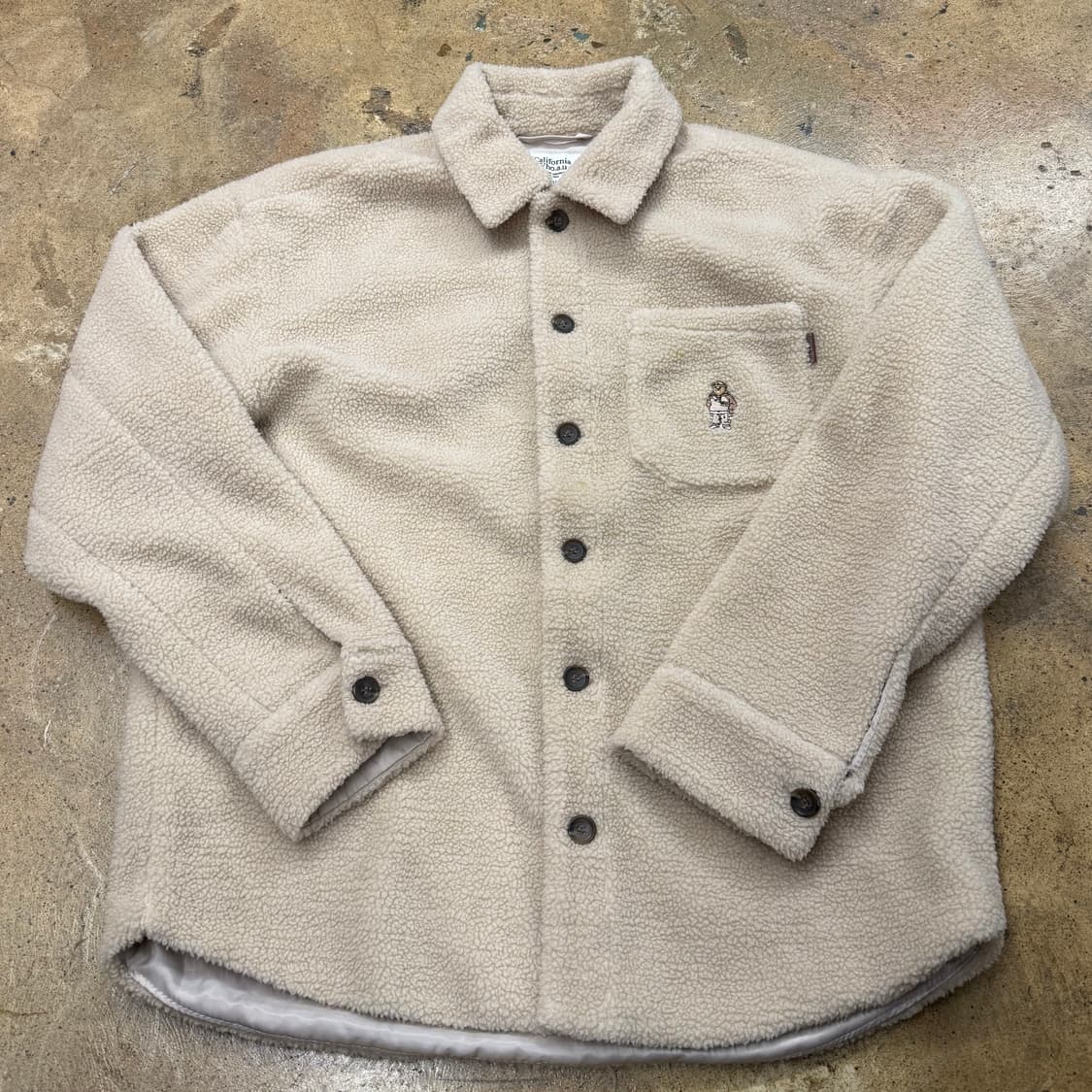 [정품/S] 후아유 플리스 셔츠 자켓 아이보리 b18 상품이미지2