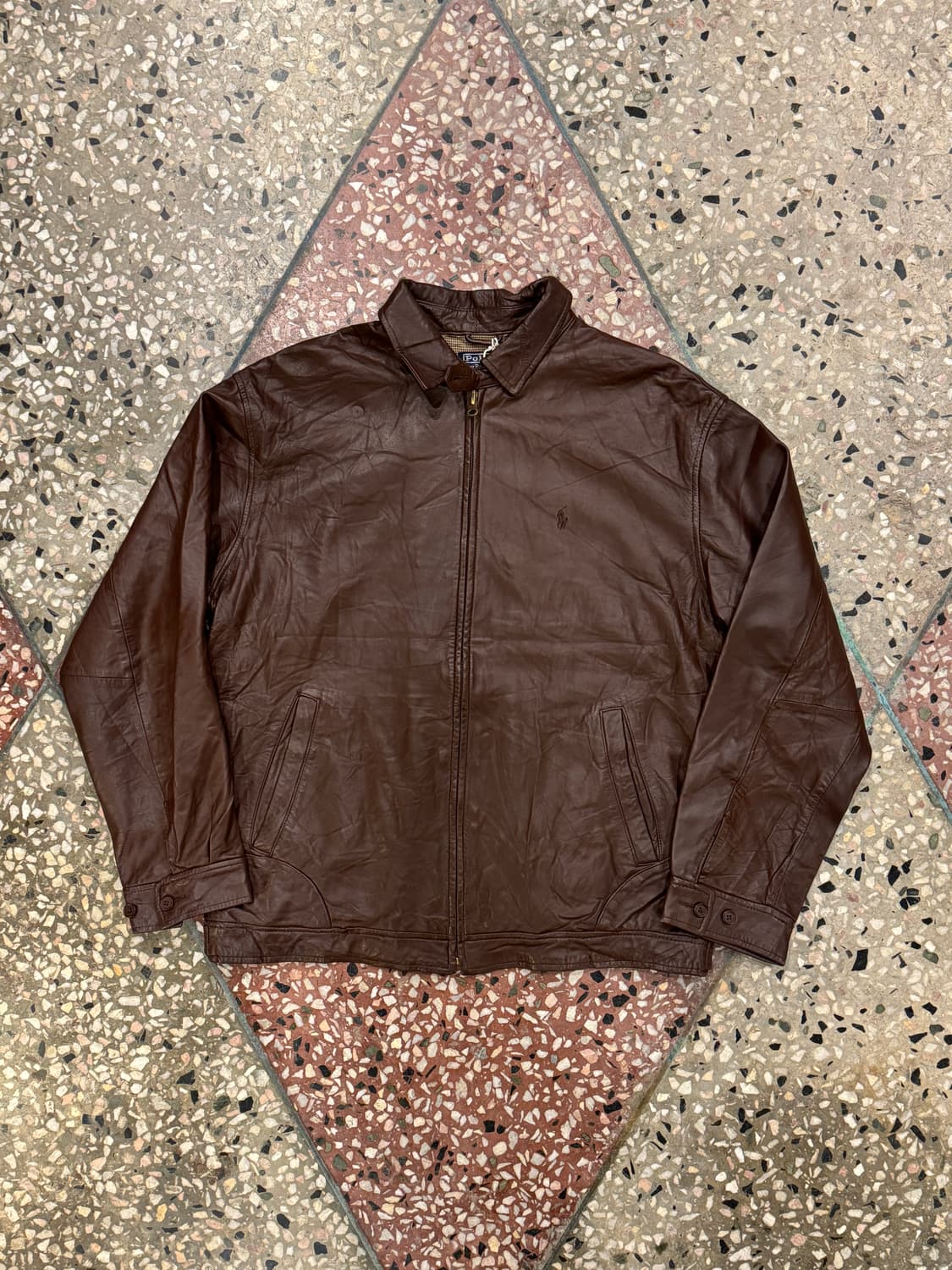 폴로 랄프로렌 맥스웰 레더 자켓 (L) 상품이미지1