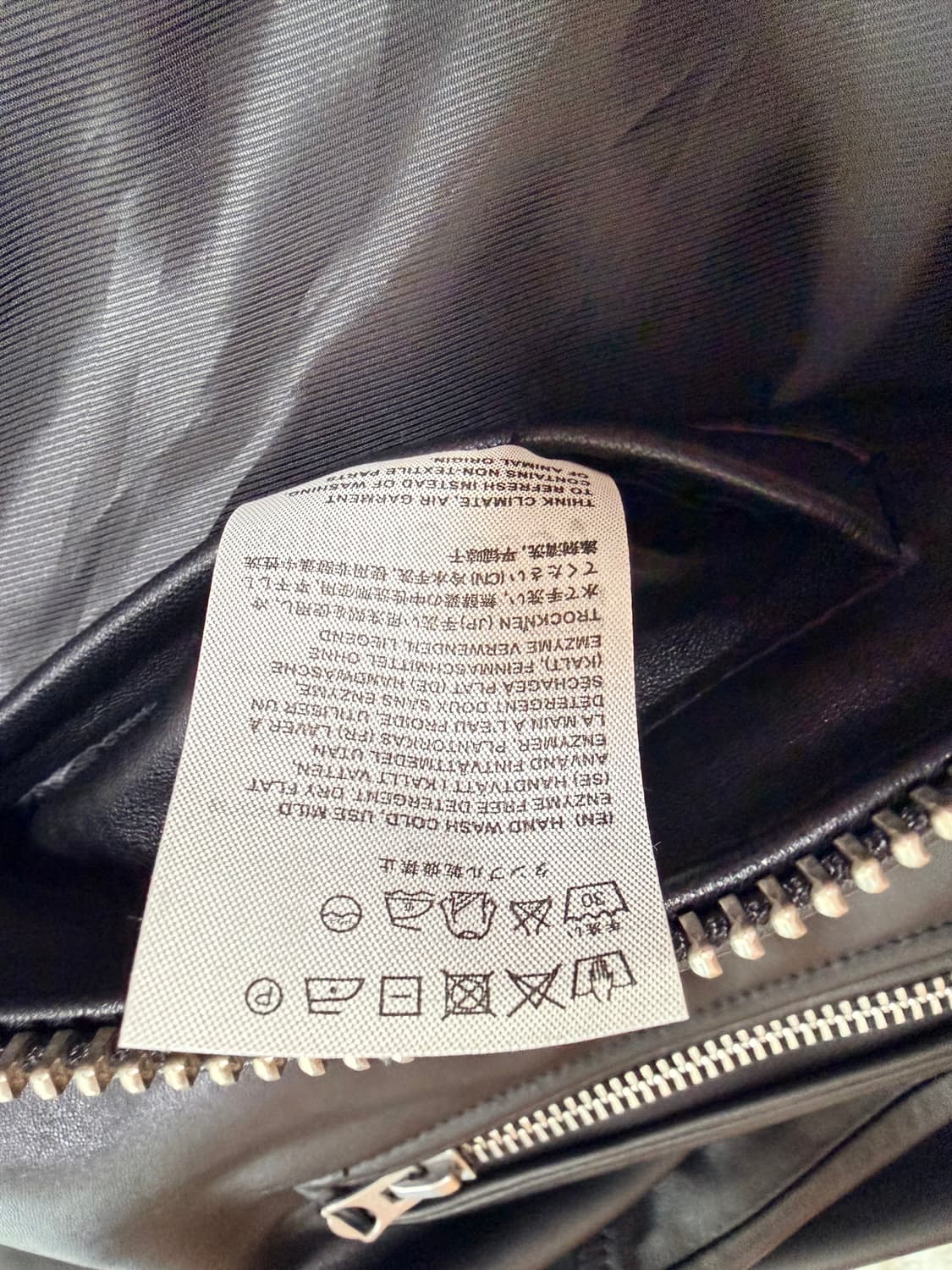 아크네 스튜디오 MINI DASHER 가죽 자켓 38 상품이미지9