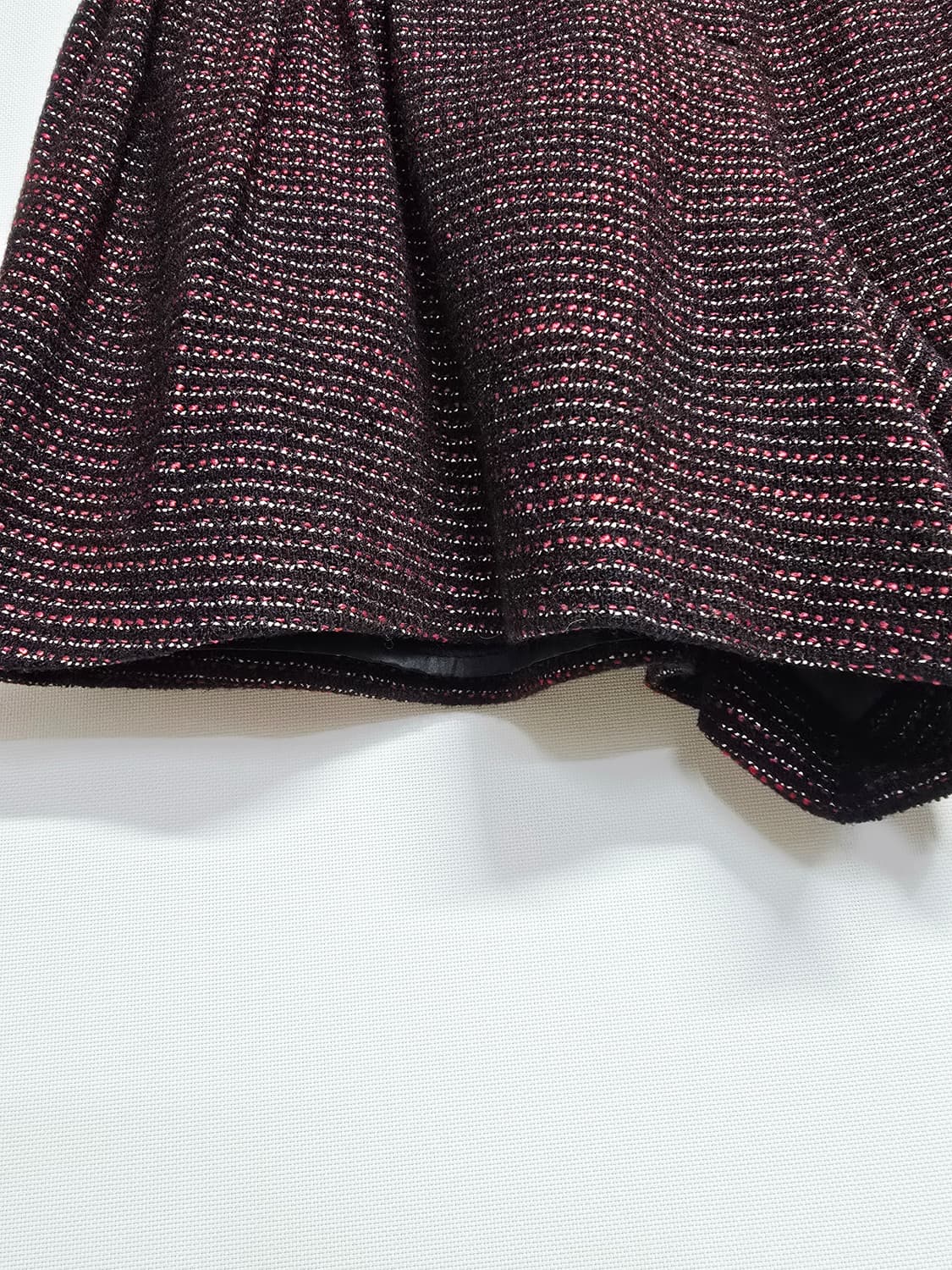 레니본 트위드 반바지 주름 스커트 스타일27 상품이미지3