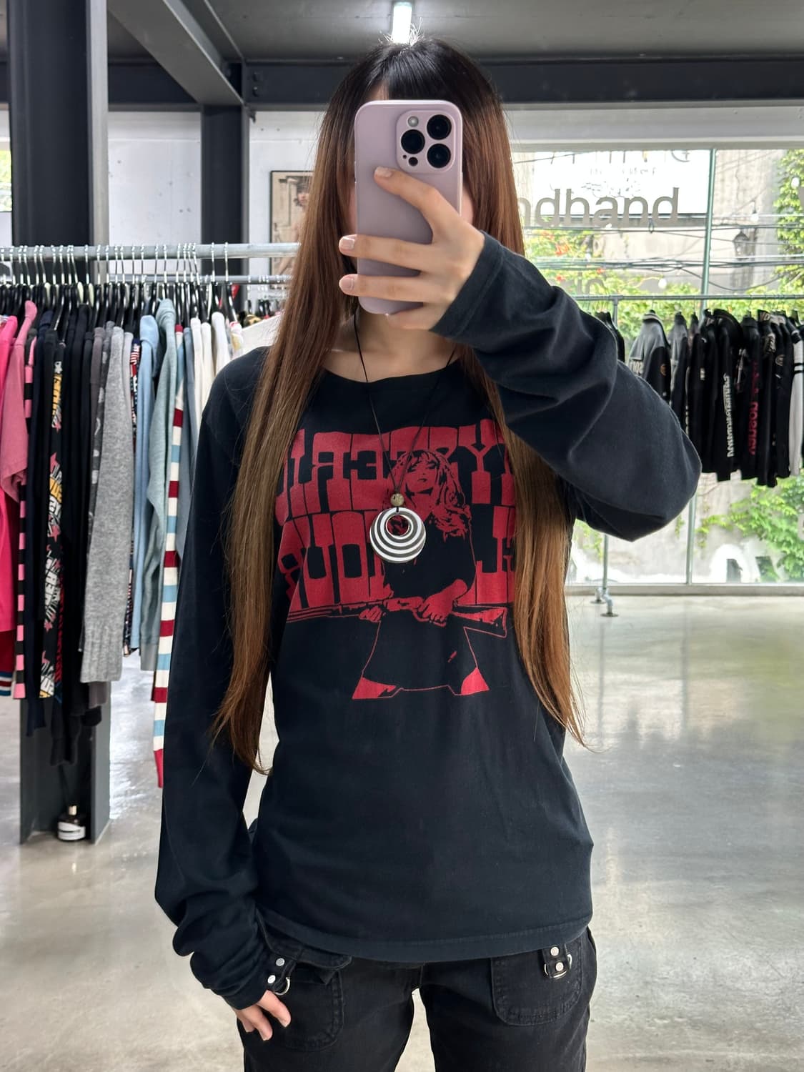 히스테릭글래머 히스걸 빅로고 롱슬리브 상품이미지4