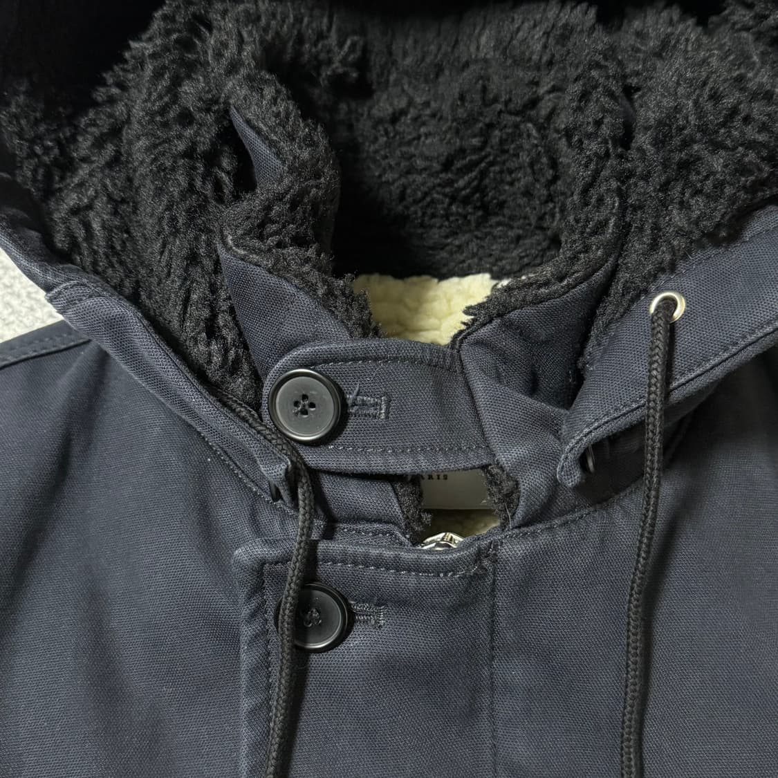 Sandro 산드로 양털 후드 덕자켓 여성용 XS 상품이미지7