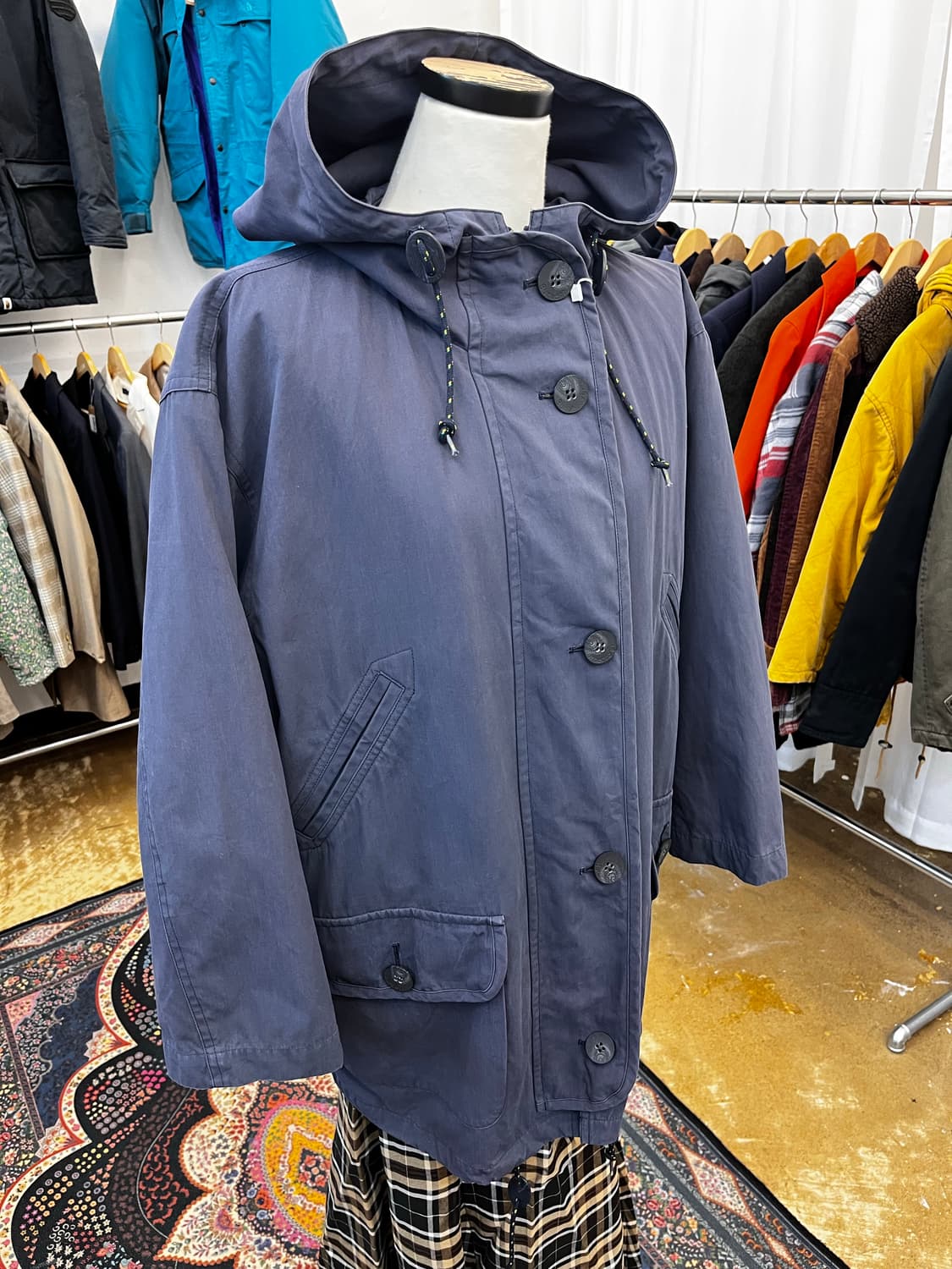 80~90s 버버리 후드 파카 상품이미지1