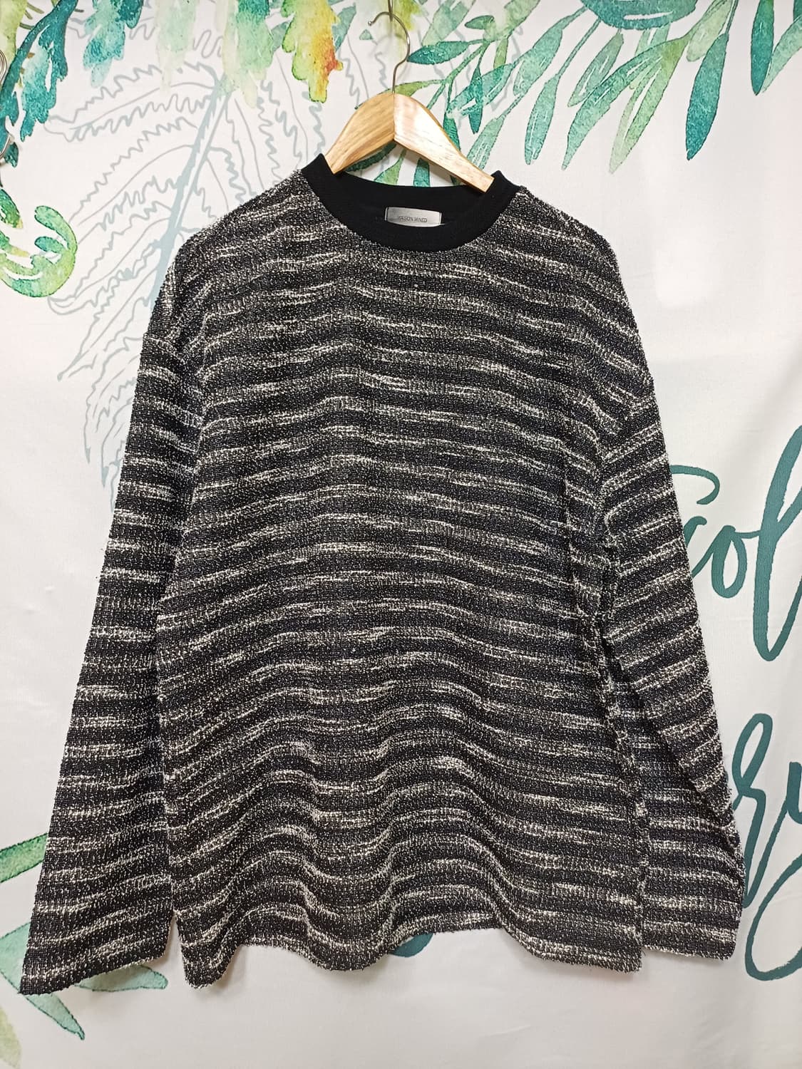 [메종미네드]루즈핏 부클 니트 L (~110까지 가능) 상품이미지1