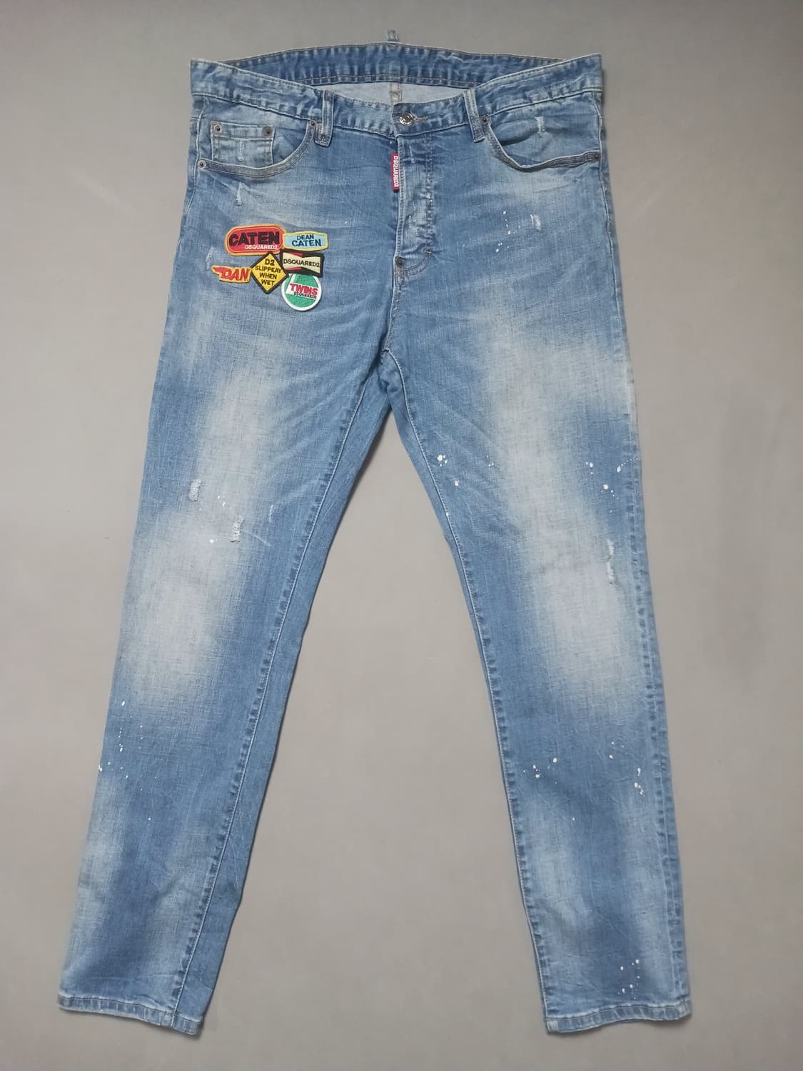 [50] 디스퀘어드2 자수패치 스케이터진 청바지 34 35 상품이미지1