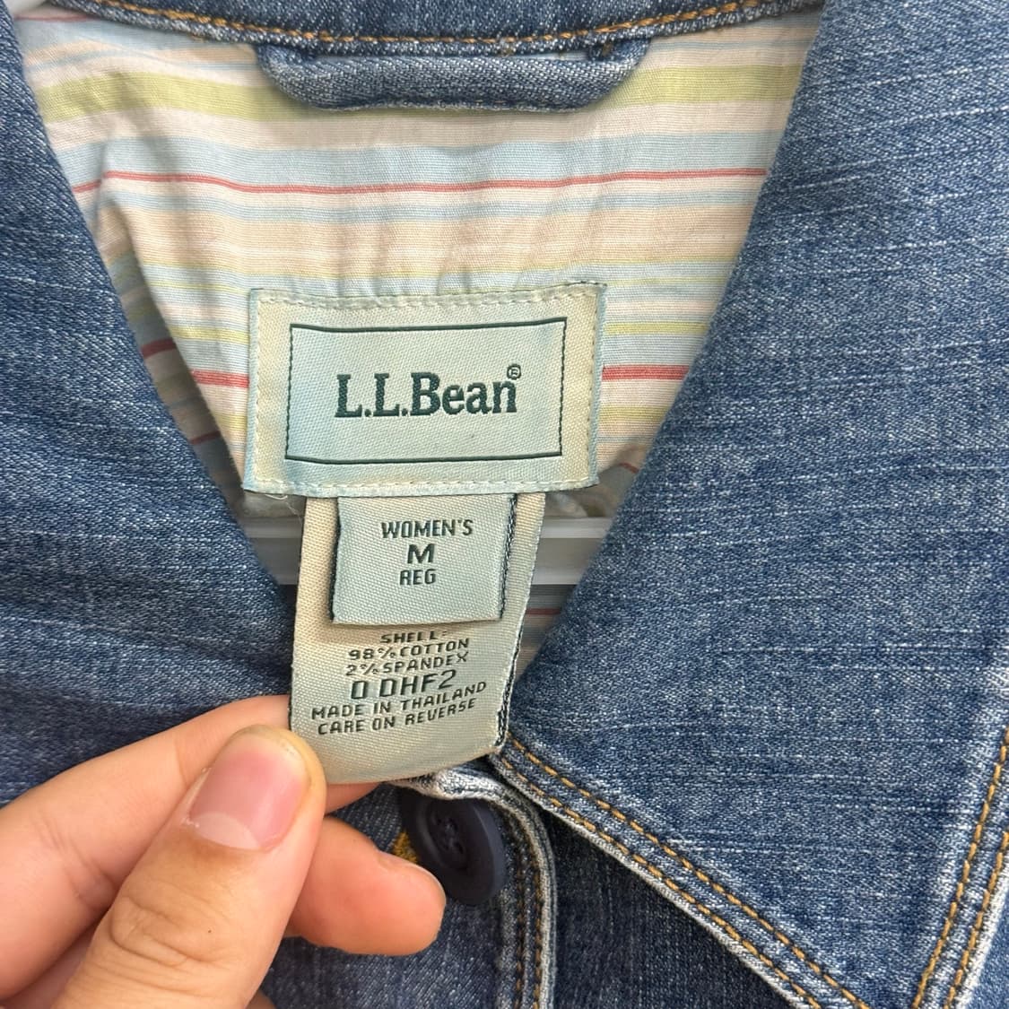 엘엘빈(L.L.Bean) 여성 데님 청자켓 (M) 상품이미지2