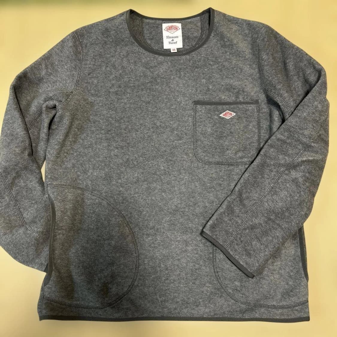  단톤 크루넥 플리스 풀오버 상품이미지1