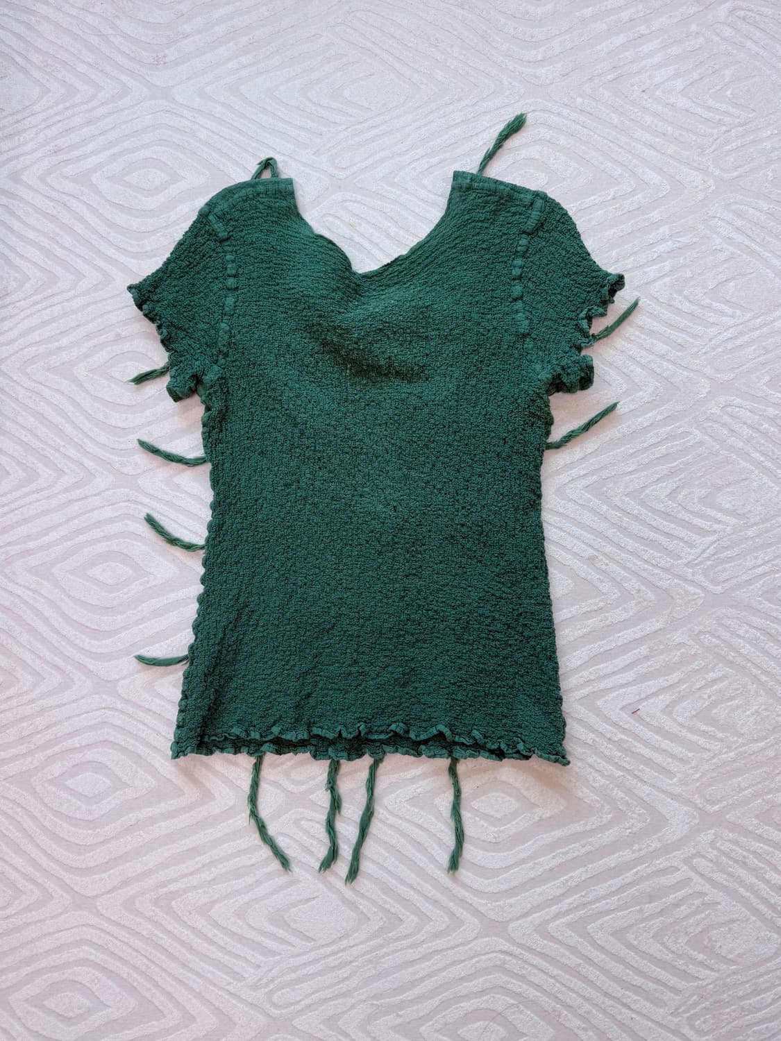 Issey Miyake 플리츠플리즈 그린반팔티 상품이미지2