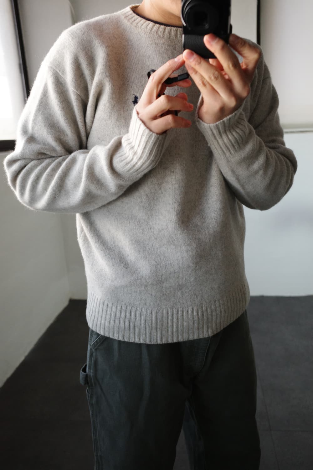 폴로 램스울 니트 상품이미지3