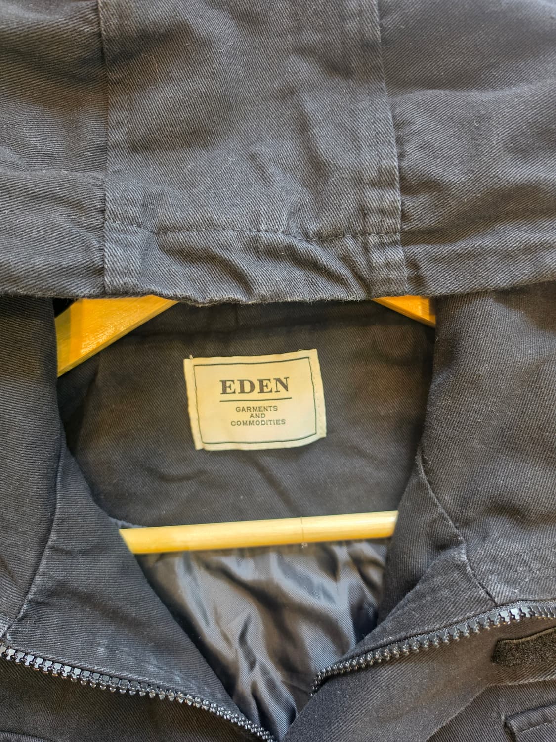 에덴 오버핏 후드야상 시밀러코디 워크자켓(남여공용)  상품이미지2