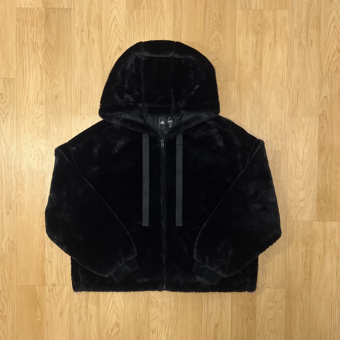 아디다스 퍼 후드집업 W(XL) 상품이미지2