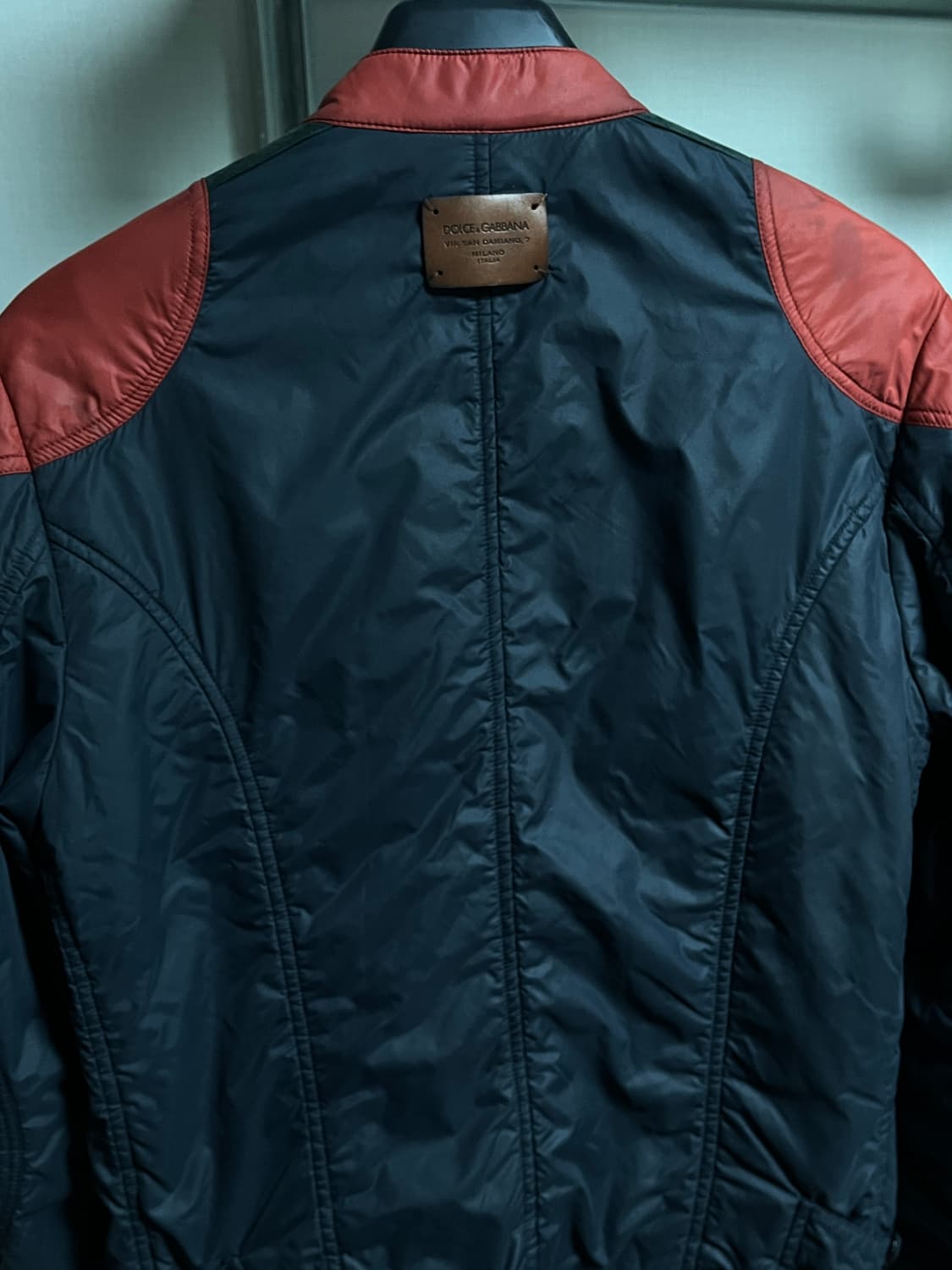 Dolce & Gabbana 00s Learher Patch jacket 상품이미지3