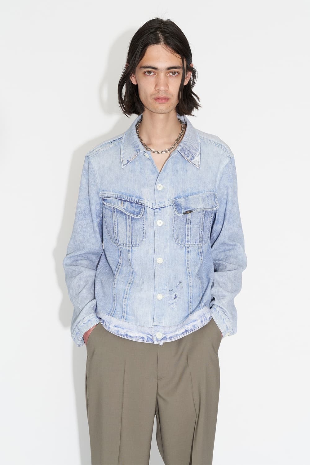 아워레가시 리버스 플리티드 셔츠 50사이즈 상품이미지2