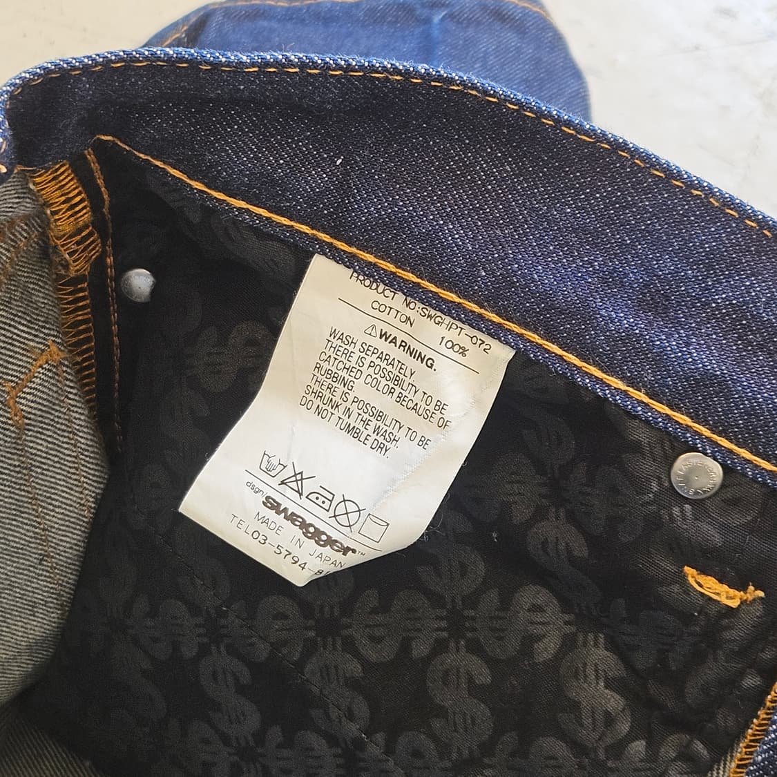 SWAGGER 스와거 데님 쇼츠 청반바지 30인치 상품이미지5