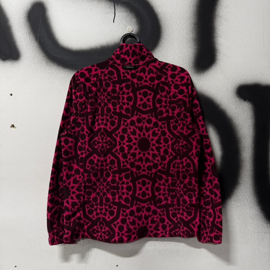 컬럼비아 핫핑크 레오파드 패턴 투웨이 플리스 자켓 상품이미지2