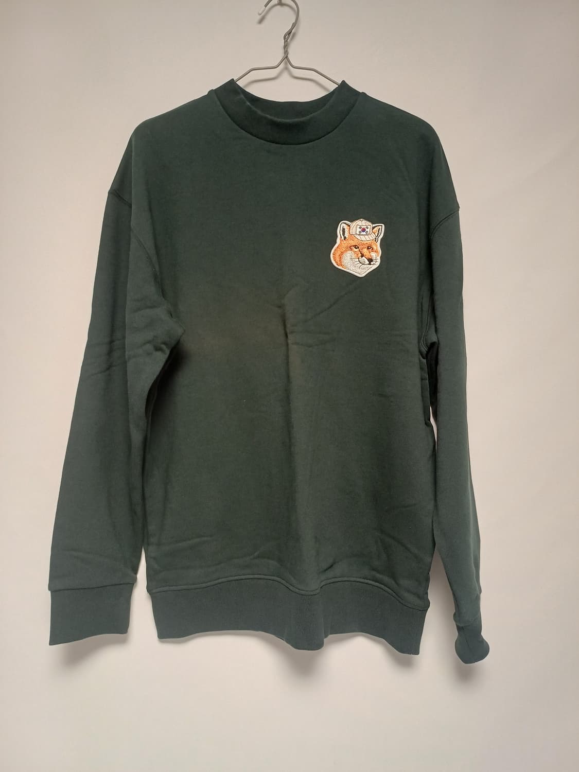 메종키츠네 국뽕 맨투맨 다크그린 [XL] 상품이미지1