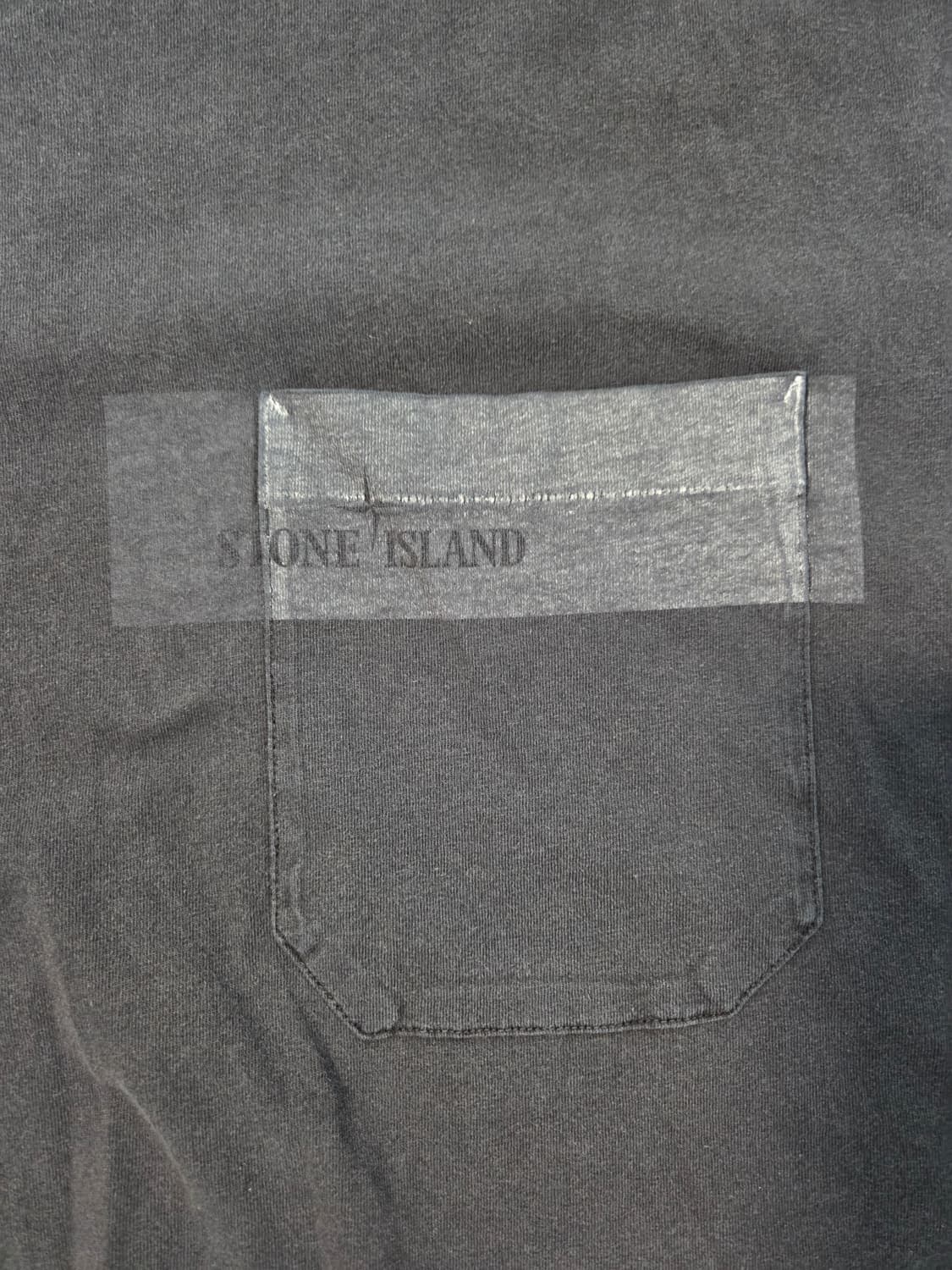 스톤아일랜드 블랙 포켓 반팔 티셔츠 상품이미지5