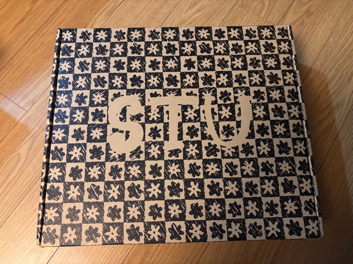 STU X HANK 에스티유X행크 프린트 와이드 팬츠 베이지 M 상품이미지2