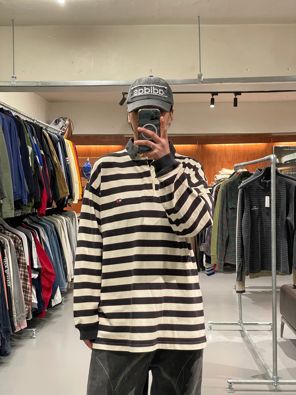 타미힐피거 스트라이프 PK 티셔츠 상품이미지3