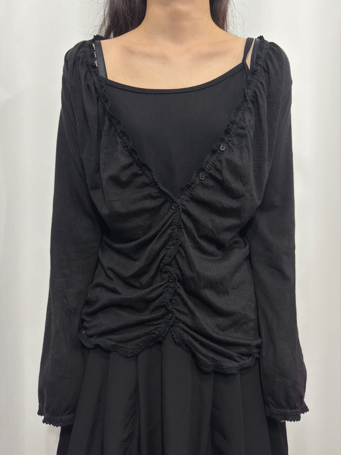 shirring cardigan 상품이미지1