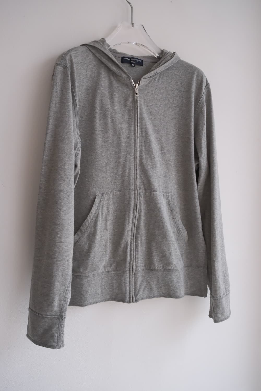 Exposed seam hood zip-up 상품이미지5