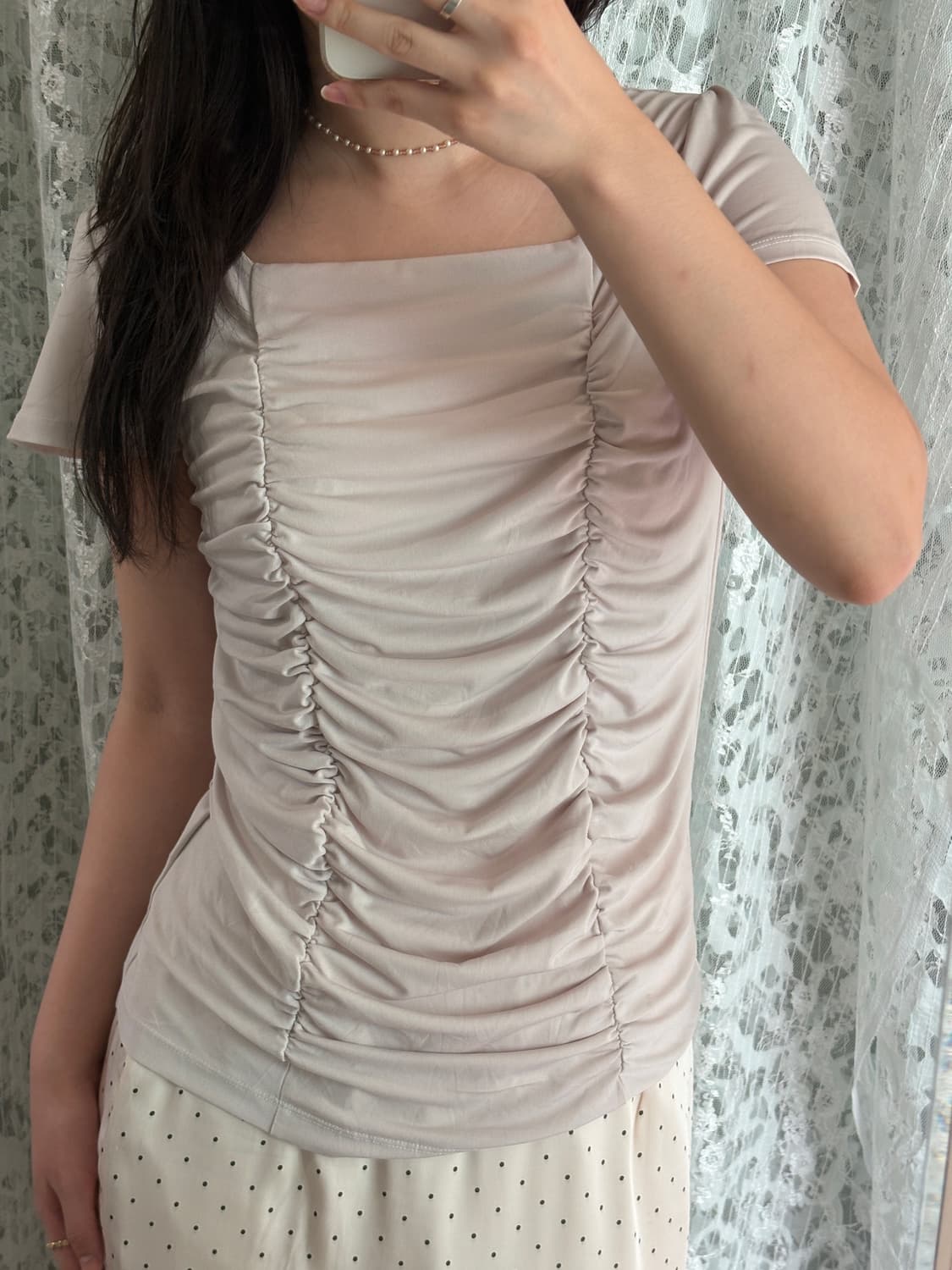 Shirring top 상품이미지5