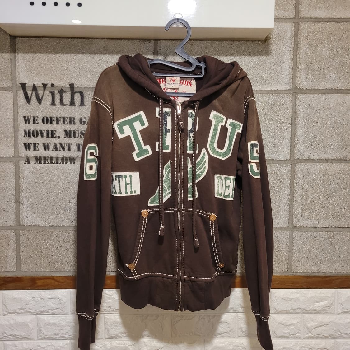 트루릴리전 후드집업 S 상품이미지1