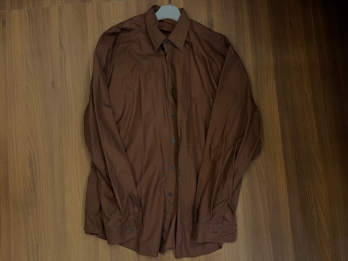 (5) 오라리 브로드셔츠 버건디 상품이미지1