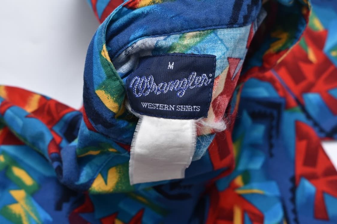 랭글러 트로피컬 차이나 카라 스냅버튼 웨스턴 셔츠 남방 N167  상품이미지8