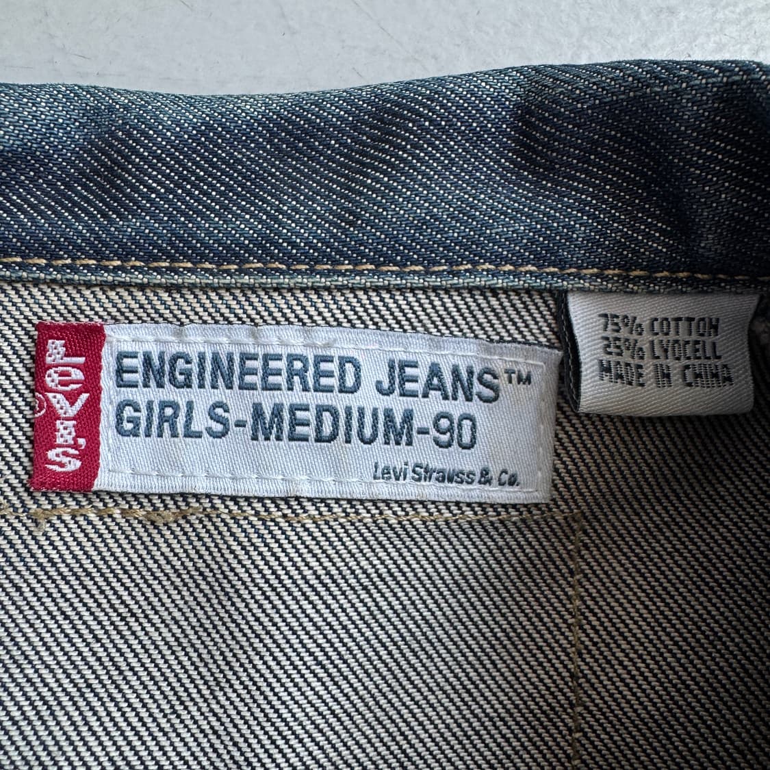 리바이스 엔진 엔지니어드 크롭 바이커 데님 자켓 상품이미지6