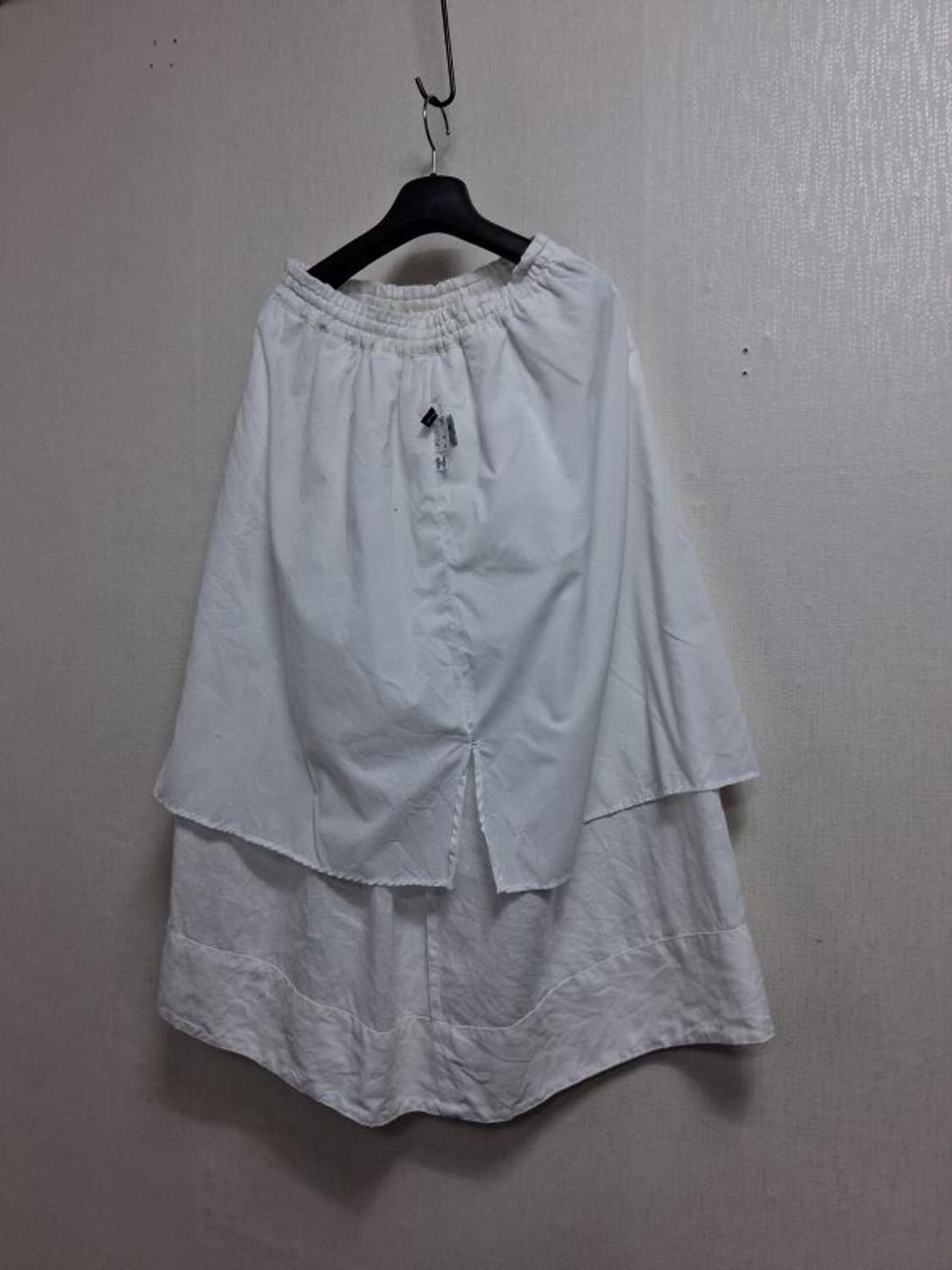 일본빈티지 vent blanc 화이트 린넨 개더롱스커트 린넨롱스커트 28 상품이미지3