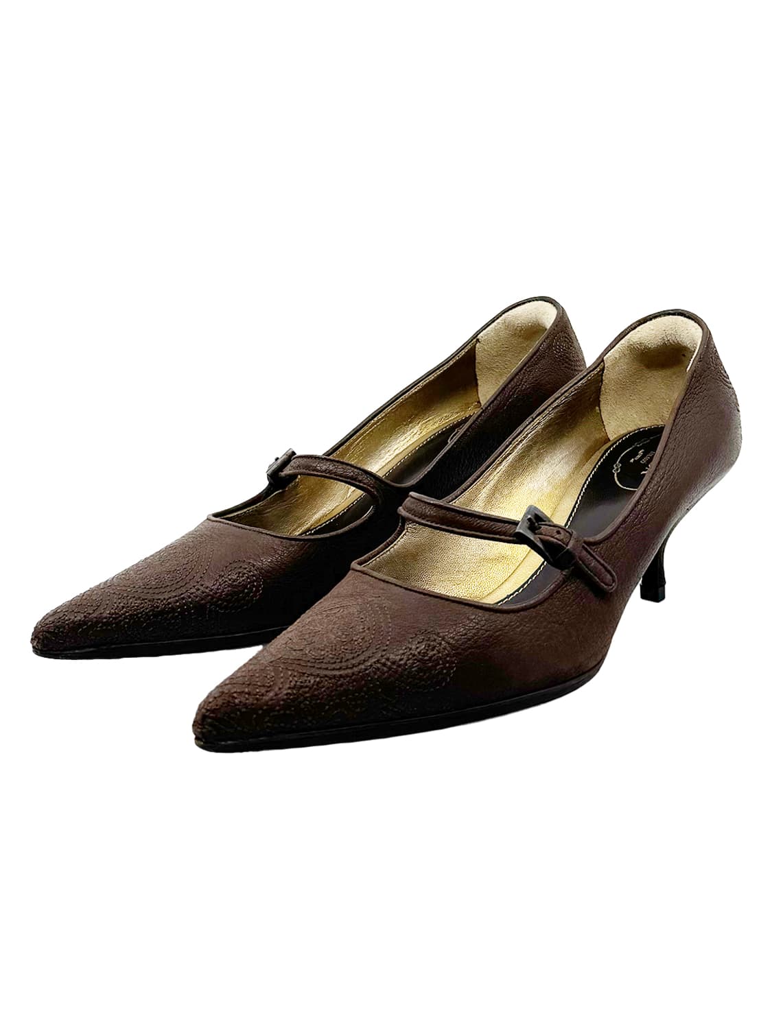 Prada Embossed Leather Pumps/ 37 상품이미지2