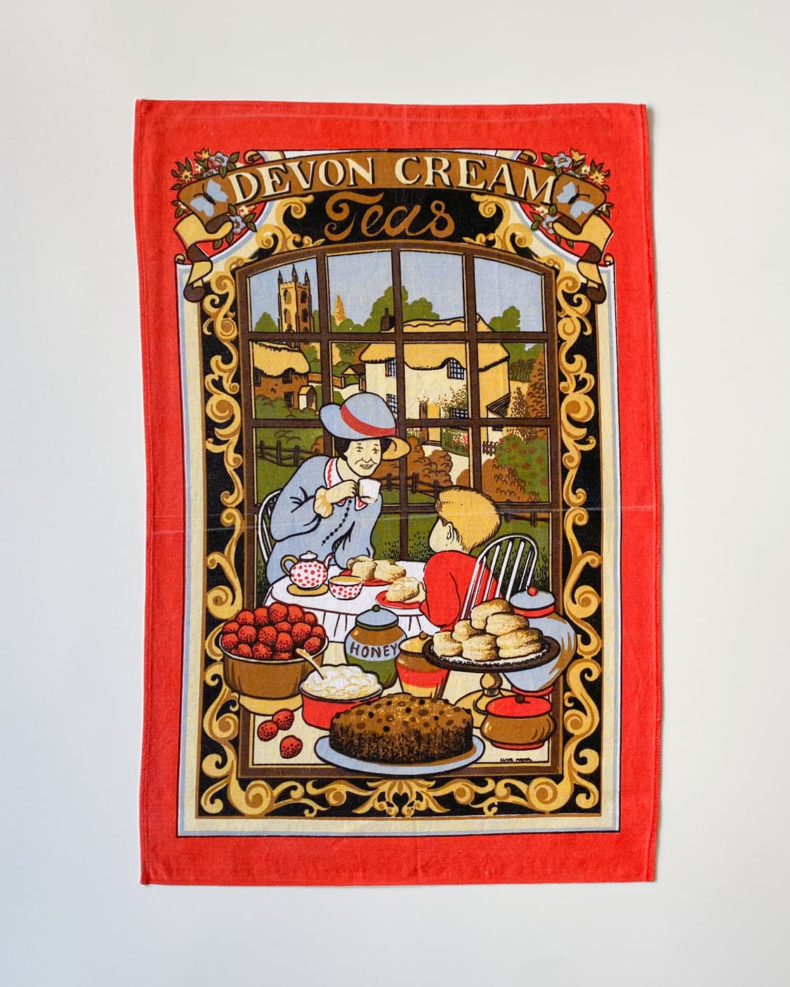 유럽 빈티지 패브릭 (DEVON CREAM) 상품이미지3