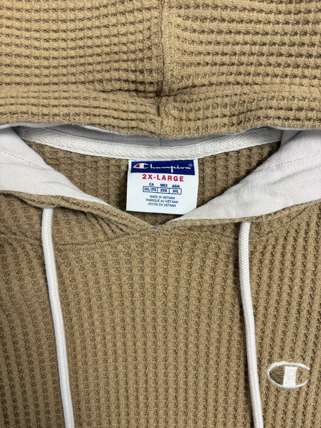 챔피온 와플 니트 풀오버 후드티 상품이미지5