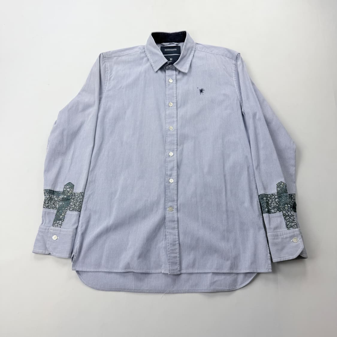 미하라야스히로 로고 스트라이프 셔츠 상품이미지1