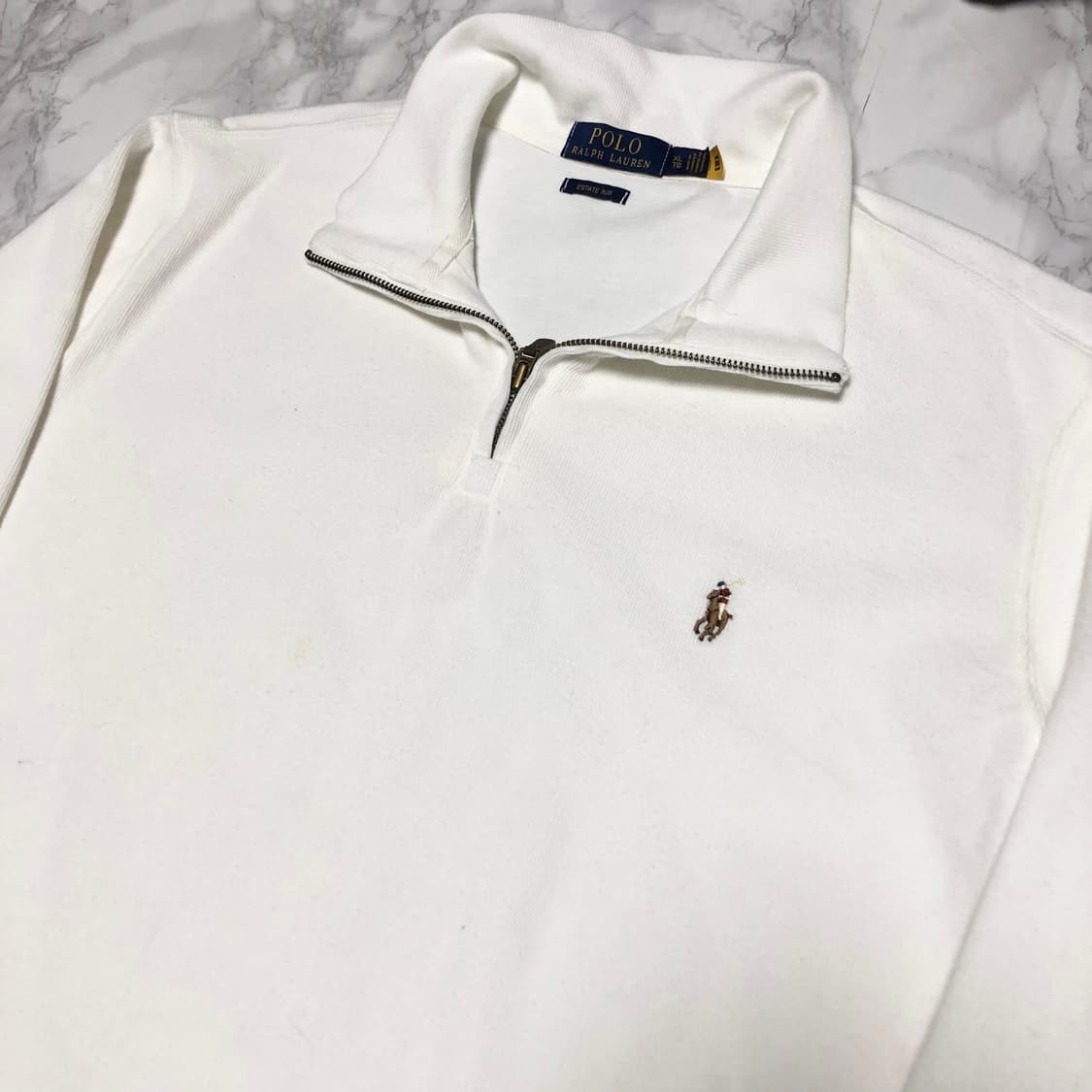 폴로 랄프로렌 반집업 니트 상태최고 상품이미지2