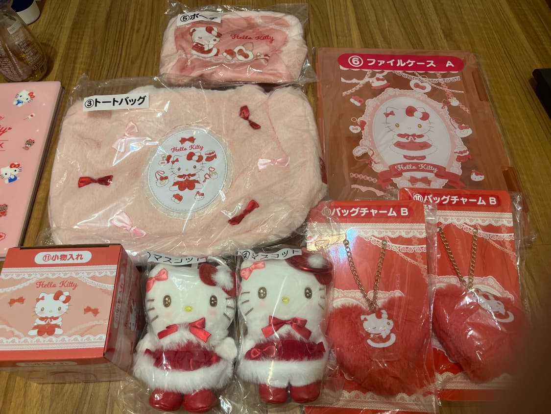 헬로키티 아타리쿠지 미개봉 새상품 상품이미지2