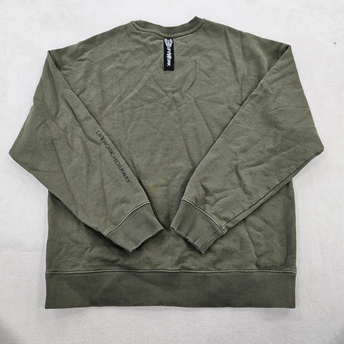 [M] 라이프워크 스몰로고 불독 맨투맨 0115YH2 상품이미지4