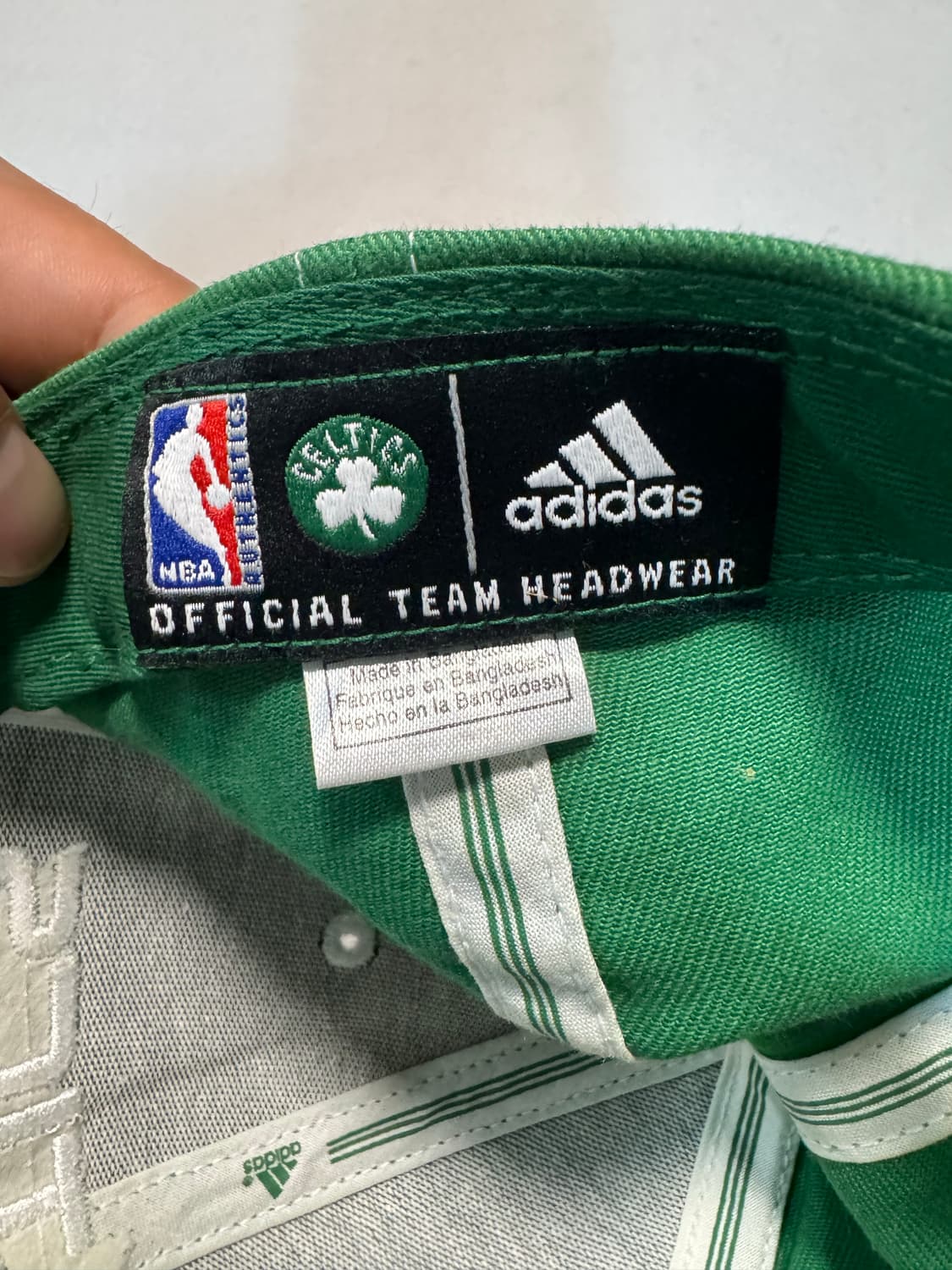 아디다스 nba 셀틱 빈티지 농구팀 볼캡 모자 스냅백 그린 트러커캡 상품이미지4