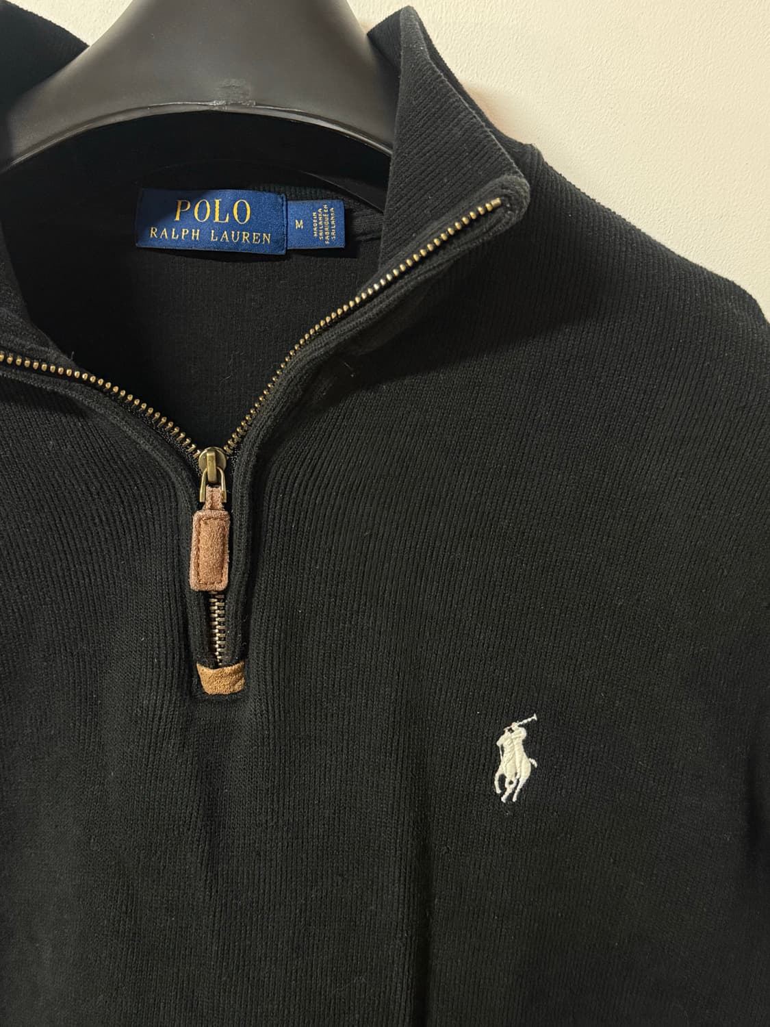 폴로 랄프로렌 반집업 니트 M 상품이미지4